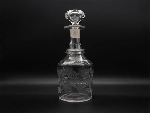 Beautiful Engraved Regency Decanter