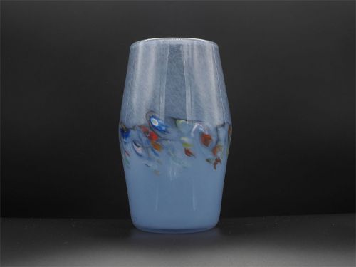 Good Scottish Strathearn Art Glass Vase in Blue