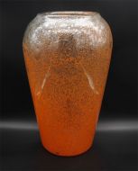 Rare Huge Scottish Monart Bubble Glass Vase