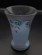 Scottish Strathearn Art Glass Blue Vase