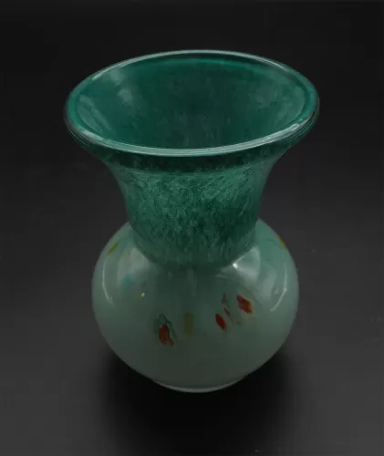 Miniature Scottish Vasart Glass Vase
