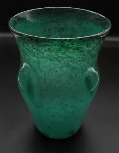 Huge Scottish Strathearn Green Vase