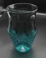 Stunning Scottish Strathearn Translucent Blue Vase