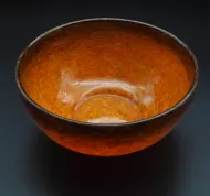 Stunning Scottish Monart Orange Bowl