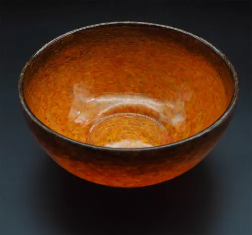 Stunning Scottish Monart Orange Bowl