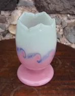 Scottish Vasart Tulip Lamp in Mainly Pink