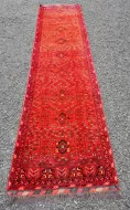Vintage Afghan 3.8m Long Wool Runner