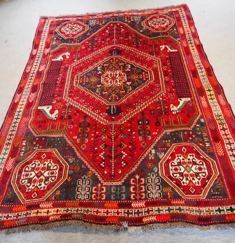 Fine Antique Persian Shiraz Carpet 