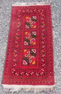 Small Size Afghan Wool Rug