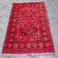 Good Quality Afghan Red Wool Rug