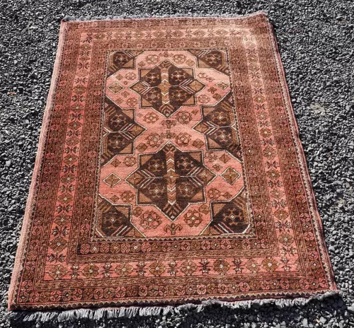 Nice Quality Vintage Afghan Wool Rug