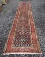 Antique Persian Hamadan Runner. 420cm Long