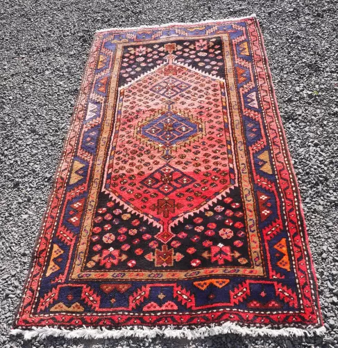 Good Antique Persian Thick Pile Wool Rug