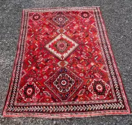 Antique Persian Hamadan Wool Rug