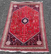 Antique Persian Hamadan Wool Rug
