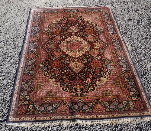 Antique Persian Qashqai Wool Rug