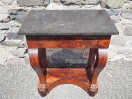 Small Size Dutch Marble Top Console Table