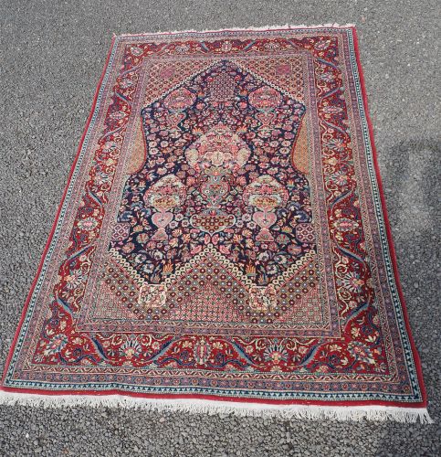 Finest Quality Antique Persian Kashan Rug