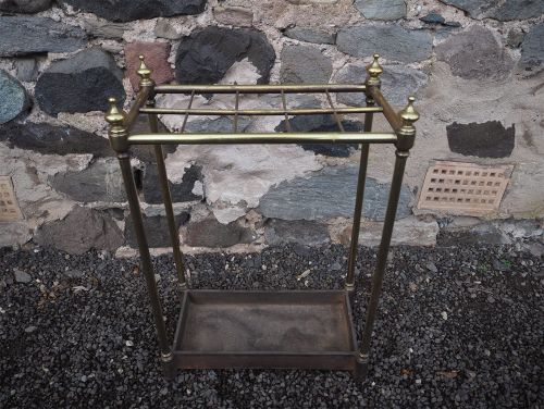 Victorian Brass and Metal Stick Stand