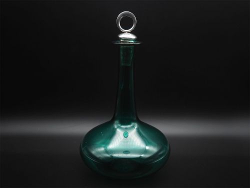 Good 19th Century Turquoise Decanter