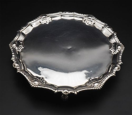 18th Century Silver Salvour. London 1764