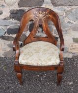 1st Empire Mahogany Desk Chair
