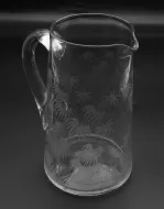 Victorian "Jungle Scene" Engraved Jug