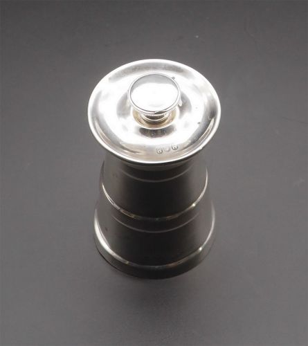 Edwardian Silver Pepper Mill. Birmingham 1904