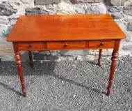 Unusual Size Scottish Mahogany Writing Table