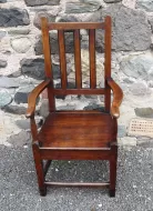 Early 18th Century Scottish Oak Arm Chair