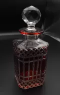 Rare Victorian Red Glass Decanter