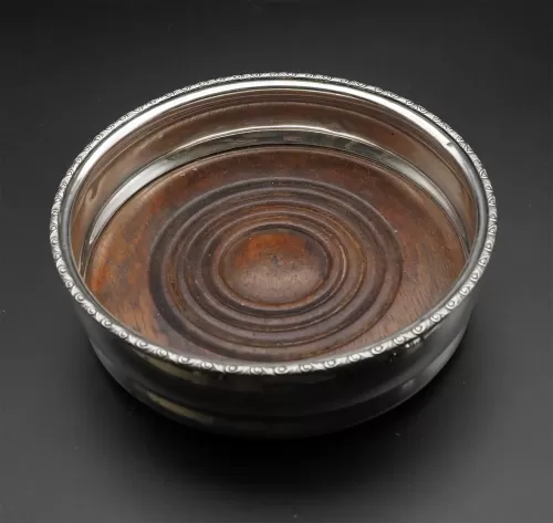 Heavy Sterling Silver Decanter Coaster