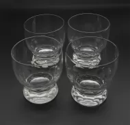 Set of 4 Edwardian Cut Glass Whisky Tumblers