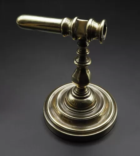 18th Century Georgian Brass Goffering Iron
