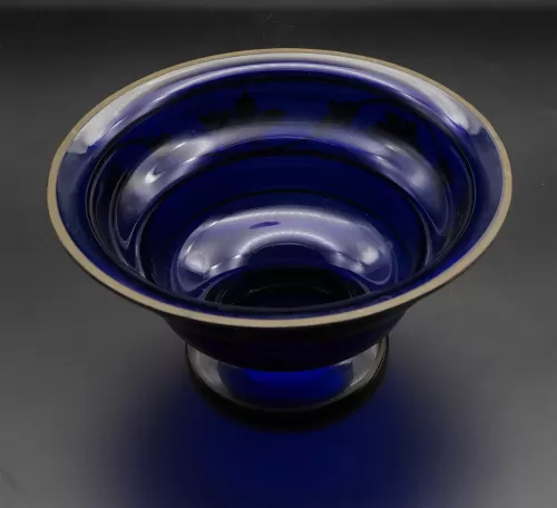 Stunning Georgian Bristol Blue Glass Bowl