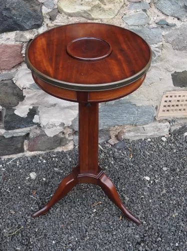 Rare Manx Adjustable Candlestand