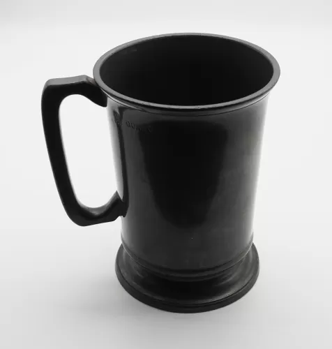 Heavy Georgian Pewter Quart Tankard