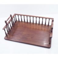 Large Georgian Mahogany Book Tray
