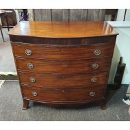 Bow-Fronted Chest in The Manner of Gillows