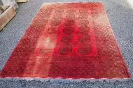 Fine Vintage Afghan Ersari Wool Carpet