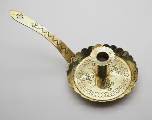 Fine Quality Victorian Brass "Go to Bed"