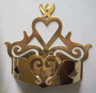 Georgian Brass Pierced Wall Pocket