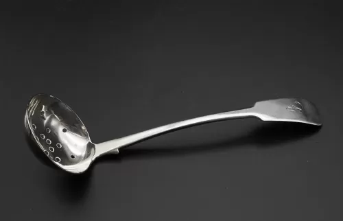 Scottish Provincial Dundee Silver Sifter Ladle