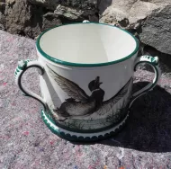 Fine & Rare Large Wemyss Flying Ducks Tyg