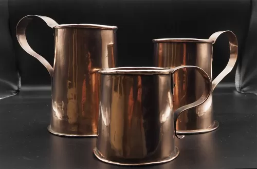 Graduated Set of 3 Copper Measures
