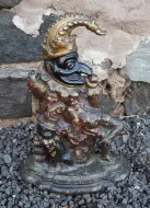 Victorian Cast Iron "Mr Punch" Doorstop