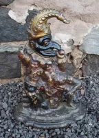 Victorian Cast Iron "Mr Punch" Doorstop