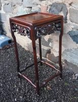 Victorian Period Chinese Rosewood Stand