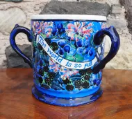 Superb & Rare Scottish Bough Pottery Tyg