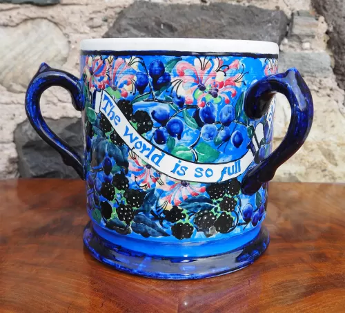 Superb & Rare Scottish Bough Pottery Tyg